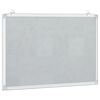 vidaXL Magnetisches Whiteboard 40x30x1,7 cm Aluminium