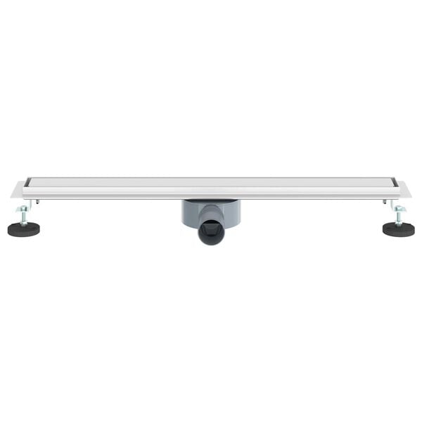 vidaXL Duschablauf 2-in-1 mit 360&deg; Siphon Silber 70 cm Edelstahl 304