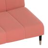 vidaXL Schlafsofa 2-Sitzer Rosa Samt