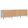 vidaXL TV-Schrank Betongrau 150x30x44,5 cm Holzwerkstoff