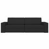 vidaXL Schlafsofa 200cm Schwarz Stoff