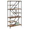 vidaXL B&uuml;cherregal Altholz 91 x 36 x 176 cm Holzwerkstoff