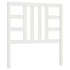 vidaXL Kopfteil Weiß 96x4x100 cm Massivholz Kiefer