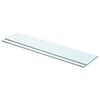 vidaXL Regalb&ouml;den 2 Stk. Glas Transparent 70x15 cm