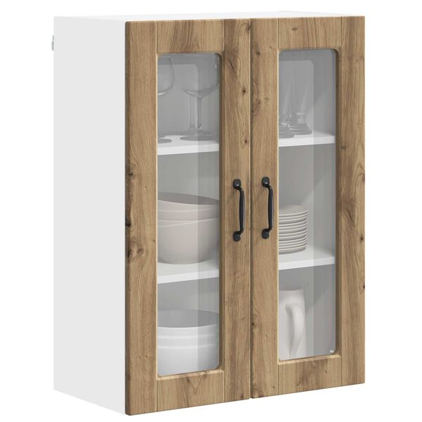 vidaXL K&uuml;chenschrank Artisan-Eiche 60 x 31 x 80 cm Holzwerkstoff