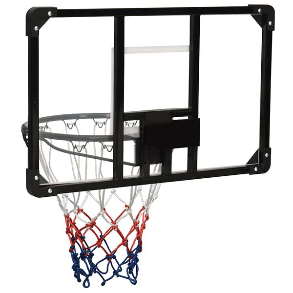 vidaXL Basketballkorb Transparent 71x45x2,5 cm Polycarbonat