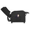 vidaXL Massagesessel Schwarz Stoff