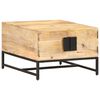 vidaXL Couchtisch 67x67x45 cm Mango Massivholz