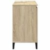 vidaXL Badschrank Sonoma-Eiche 65x33x60 cm Holzwerkstoff