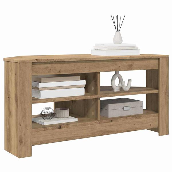 vidaXL EckTVSchrank Artisan-Eiche 102 x 40,5 x 45 cm Holzwerkstoff