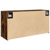 vidaXL Bad-Wandschrank Räuchereiche 80x25x40 cm Holzwerkstoff