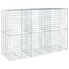 vidaXL Gabione mit Deckel 300x100x200 cm Verzinktes Eisen
