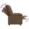 vidaXL Relaxsessel Braun Stoff
