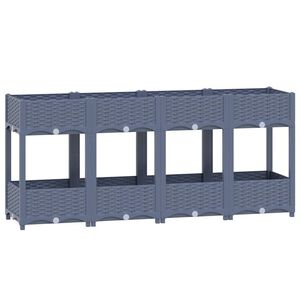 vidaXL Hochbeet 160x40x71 cm Polypropylen