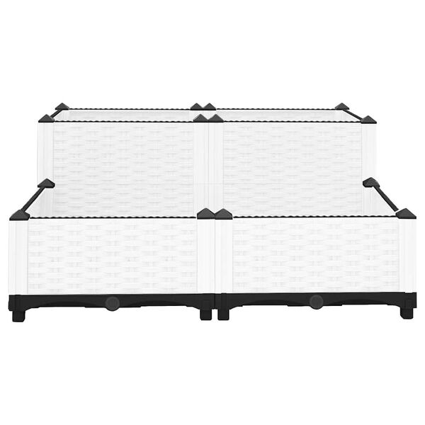 vidaXL Hochbeet 80x80x38 cm Polypropylen