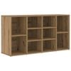 vidaXL Schuhbank 103 x 30 x 54,5 cm Holzwerkstoff Artisan-Eiche