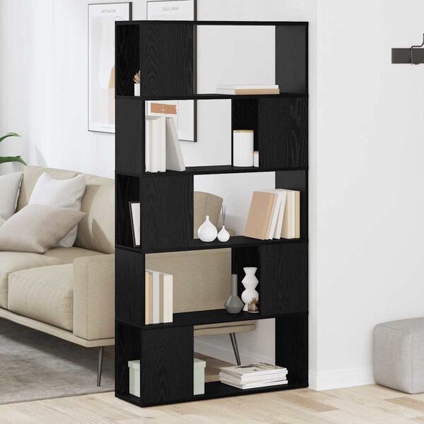 vidaXL TV-Schrankset Schwarz 80 x 24 x 156 cm Holzwerkstoff