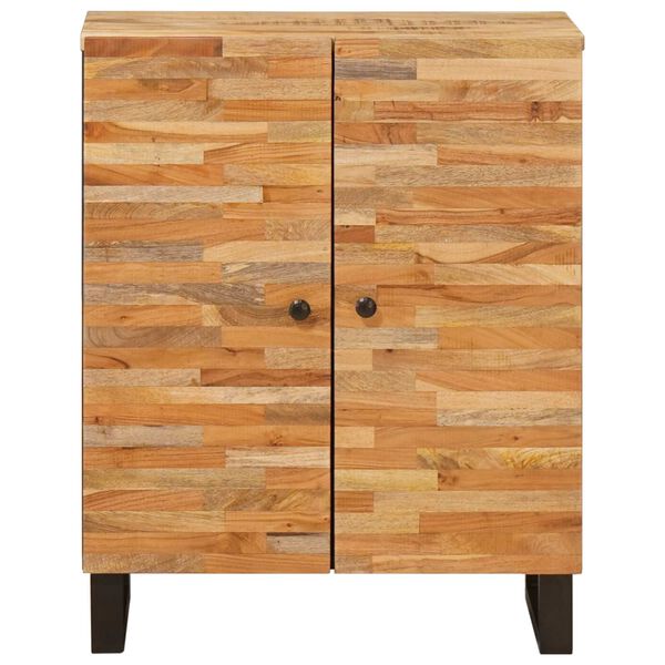 vidaXL Aufbewahrungs-Sideboard Braun 60 x 33 x 75 cm Massivholz Mango