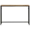 vidaXL Konsolentisch 110x30x75 cm Raues Massivholz Mango und Eisen