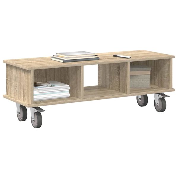 vidaXL TV-St&auml;nder Sonoma-Eiche 100 x 35 x 35 cm Holzwerkstoff