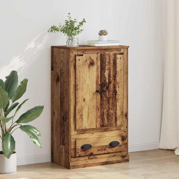 vidaXL Highboard Altholz 60 x 35,5 x 103,5 cm Holzwerkstoff