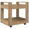 vidaXL Schreibtischwagen Artisan-Eiche 60 x 45 x 60 cm Holzwerkstoff