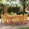 vidaXL Gartenstuhl 6 pcs 56 x 56 x 90 cm Massivholz Akazie