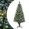 vidaXL Künstlicher Weihnachtsbaum mit 300 LEDs mit Ständer Grün 180 cm