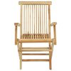 vidaXL 5-tlg. Garten-Essgruppe Teak Massivholz