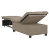 vidaXL Schlafsofa Taupe 194 x 67 x 82 cm Mikrofaser
