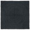 vidaXL Bereichsteppiche Quadratisch Dunkelgrau 160 x 160 cm Jute