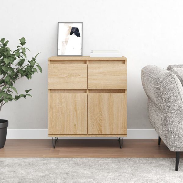 vidaXL Sideboard Sonoma-Eiche 60x35x70 cm Holzwerkstoff