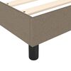 vidaXL Boxspringbettgestell Taupe 100x200 cm Stoff