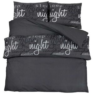 vidaXL Bettw&auml;sche-Set Schwarz und Wei&szlig; 135x200 cm Baumwolle