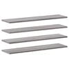vidaXL Wandregale 4 Stk. Grau Sonoma 80x20x1,5 cm Holzwerkstoff