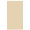 vidaXL Verdunkelungsrollo Beige 140x210 cm Stoffbreite 136,6 cm