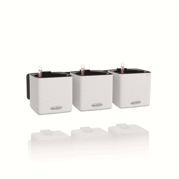 LECHUZA Pflanzgef&auml;&szlig;e 3 Stk. Green Wall Home Kit Wei&szlig;
