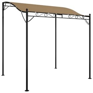 vidaXL Markise Taupe 2x2,3 m 180 g/m&sup2; Stoff und Stahl