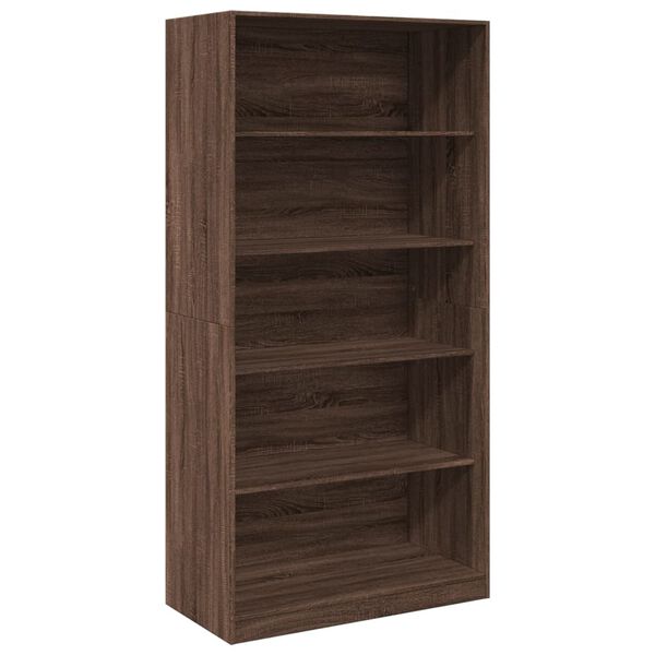 vidaXL Kleiderschrank Braun Eiche-Optik 100x50x200 cm Holzwerkstoff