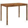 vidaXL Gartenbar-Tisch Natur 147 x 88,5 x 105 cm Massivholz Akazie