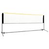 vidaXL Badmintonnetz Verstellbar 400x103x94-158 cm Metall