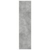 vidaXL Kleiderschrank Betongrau 50x50x200 cm Holzwerkstoff
