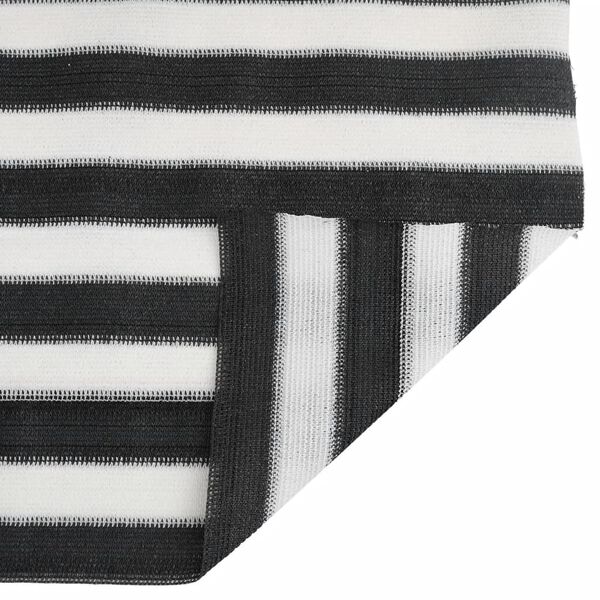 vidaXL Zaunblende Anthrazit und Wei&szlig; 1,5x10 m HDPE 150 g/m&sup2;