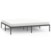 vidaXL Bettgestell Metall Schwarz 200x200 cm