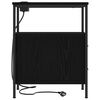 vidaXL Nachttisch Schwarz Eichen-Optik 30 x 48 x 61 cm Holzwerkstoff