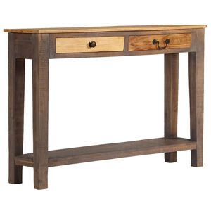 vidaXL Konsolentisch Massivholz Vintage 118 x 30 x 80 cm