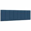 vidaXL Bettgestell ohne Matratze "Hanko" Blau 160x200 cm Stoff