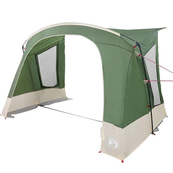 vidaXL Caravan Zelt mit Dach mit Speicher Gr&uuml;n 410 x 275 x 245 cm