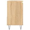 vidaXL Badschrank Sonoma-Eiche 65x33x60 cm Holzwerkstoff