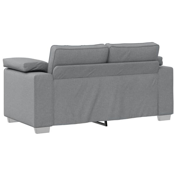 vidaXL Sofa Hellgrau Gesamtabmessungen: 160 x 80 x 82 cm (B x T x H)